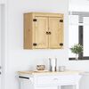 vidaXL Cabinet with Shelf Honey 60 x 32 x 60 cm Solid Pine Wood