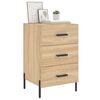 vidaXL Bedside Cabinet Sonoma Oak 40x40x66 cm Engineered Wood