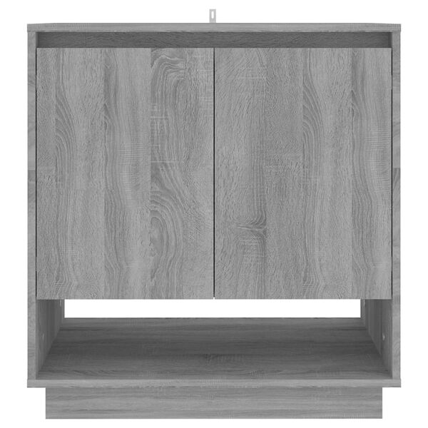 vidaXL Sideboard Grey Sonoma 70x41x75 cm Engineered Wood
