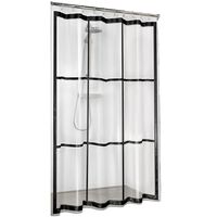 Sealskin Shower Curtain Brix Transparent