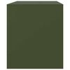 vidaXL TV Cabinet Olive Green 67x39x44 cm Steel