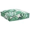 vidaXL Pallet Cushion for suitable for Seat Floral 2 pcs Leaf pattern