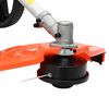 vidaXL Brush Cutter with Wheels Orange 52 cc 1.45 kW