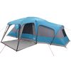 vidaXL Family Tent with Porch Dome 9-Person Blue Waterproof