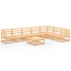 vidaXL 8 Piece Garden Lounge Set Solid Pinewood
