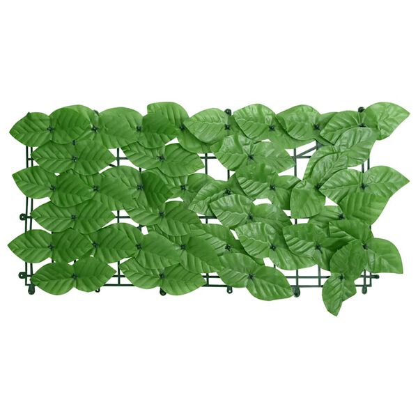 vidaXL Balcony Screen with Green Leaves 600x75 cm