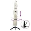 vidaXL Adjustable Dress Form Female Height Adjustable Cream S Velvet