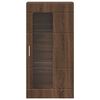 vidaXL Wall-mounted Cabinet Brown oak 55 x 29 x 100 cm Engineered Wood