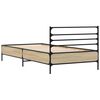 vidaXL Bed Frame without Mattress Sonoma Oak 75x190 cm Small Single