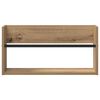 vidaXL Magazine Rack Artisan Oak 60 x 12 x 30 cm Engineered Wood