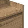vidaXL Bedside Cabinets with 2 Drawers 2 pcs Artisan Oak 38x34x80 cm