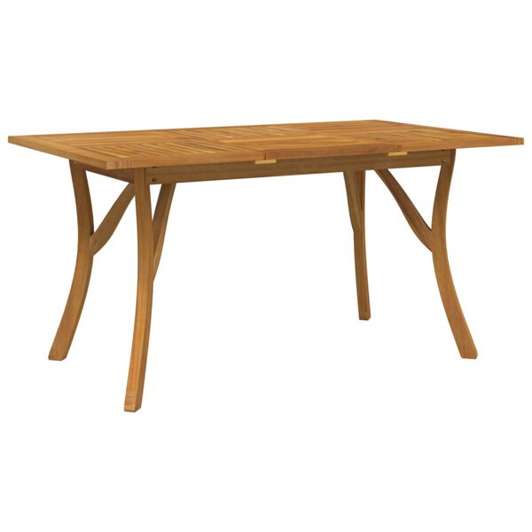 vidaXL Garden Table 150x90x75 cm Solid Wood Acacia