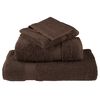 vidaXL Premium Guest Towels "SOLUND" 4 pcs Brown 30x50 cm 600 gsm
