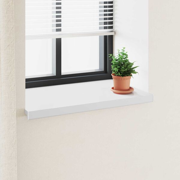 vidaXL Window Sill White 80 x 50 x 4.5 cm PVC