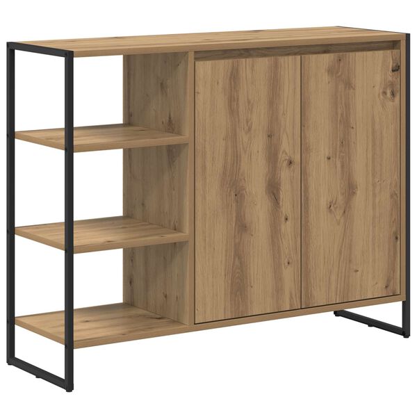 vidaXL Side Cabinet Artisian Oak 96.5 x 30 x 75 cm Engineered Wood