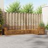 vidaXL Outdoor Sofa Set 5 pcs Natural Solid Acacia Wood