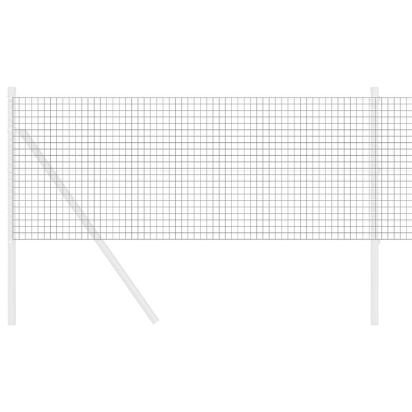 vidaXL Welded Wire Fence Grey 0.6 x 25 m Steel