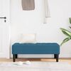 vidaXL Bench Blue 113 x 57 x 39 cm Velvet