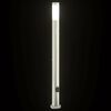vidaXL Bollard Light with Sensor&Outlet 110 cm Stainless Steel IP44