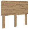vidaXL Bed Frame Artisian Oak 120 x 190 cm Solid Pine Wood