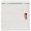 vidaXL Wall Cabinet White 31.5x30x30 cm Solid Wood Pine