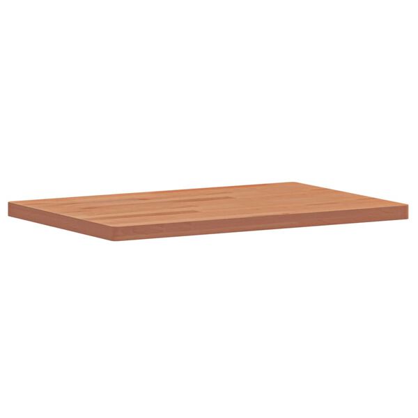 vidaXL Table Top 60x40x2.5 cm Rectangular Solid Wood Beech