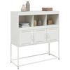 vidaXL Sideboard White 100.5x39x107 cm Steel