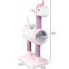 Pets Collection Cat Scratching Post Unicorn Pink 40x30x85 cm