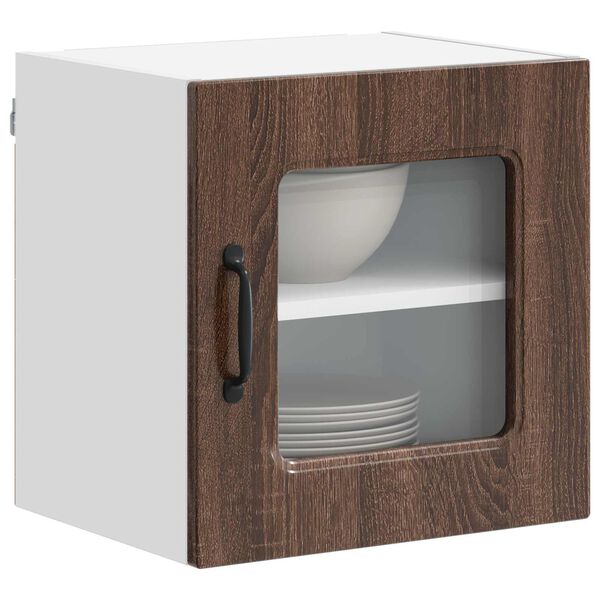 vidaXL Kitchen Cabinet with Storage Kalmar Brown Oak 40 x 31 x 40 cm