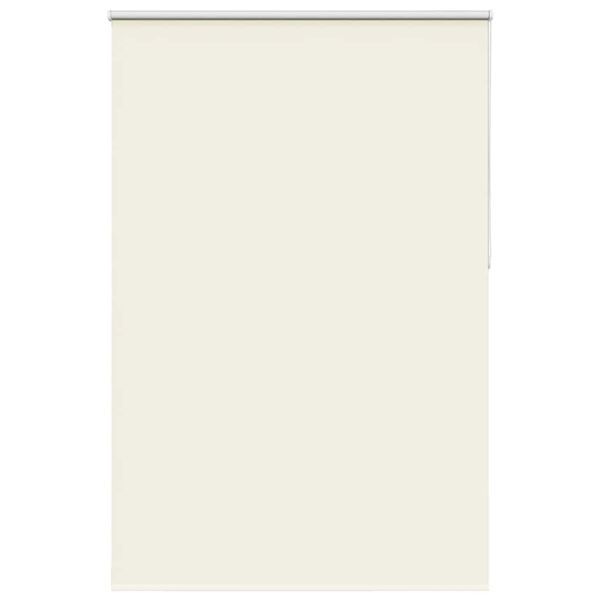 vidaXL Roller Blind Blackout Off White 160x230 cm Fabric Width 156.6 cm Polyester