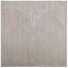 vidaXL Indoor Rug GALATI Beige 240 x 240 cm Polyester