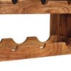 vidaXL Wine Rack Brown 60 x 45 x 33 cm Solid Acacia Wood