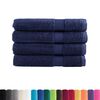 vidaXL Premium Sauna Towels "SOLUND" 4 pcs Navy Blue 80x200 cm 600 gsm