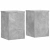 vidaXL Plant Stand 2 pcs Concrete Grey 25 x 25 x 35 cm Engineered Wood
