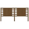 vidaXL Headboard Honey Brown 186x4x100 cm Solid Wood Pine