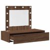 vidaXL Dressing Table Brown 83 x 40 x 70 cm Engineered Wood