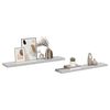 vidaXL Floating Wall Shelves 2 pcs Concrete Grey 120x23.5x3.8 cm MDF