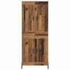 vidaXL Highboard 2 pcs Old Wood Engineered Wood