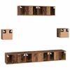 vidaXL TV Cabinet Set Wall-mounted 7 pcs Old Wood Engineered Wood