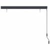 vidaXL Outdoor Roller Blind 160x250 cm Anthracite