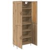 vidaXL Highboard Artisan Oak 69.5 x 34 x 180 cm Engineered Wood
