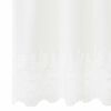 vidaXL Lace Curtain with Curtains Floral White 120 x 600 cm Polyester
