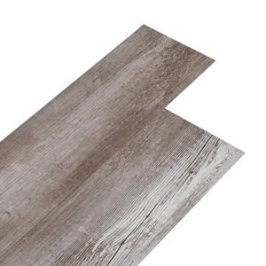 vidaXL Flooring Planks 36 pcs Brown 5.02 m&sup2; PVC
