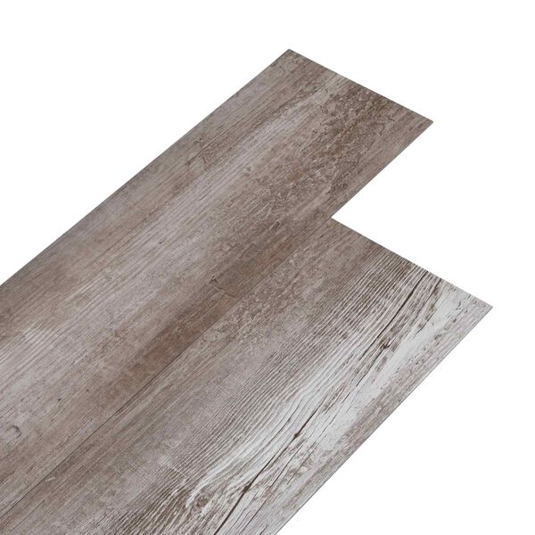 vidaXL Flooring Planks 36 pcs Brown 5.02 m&sup2; PVC