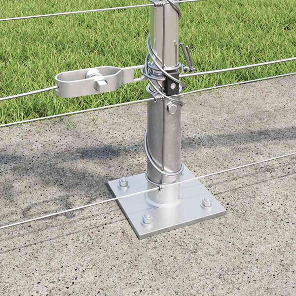 vidaXL Fence Post Galvanized 50 x 0.8 m Steel