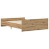 vidaXL Bed Frame without Mattress Artisan Oak 150x200cm Engineered Wood