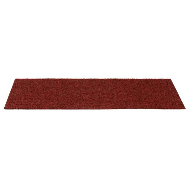vidaXL Stair Mats Self-adhesive 15 pcs 60x25 cm Bordeaux Red Rectangular
