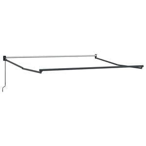 vidaXL Manual Awning Frame 3 x 2.5 m Anthracite