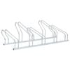 vidaXL Bicycle Stand for 5 Bikes Floor Freestanding Galvanised Steel