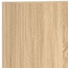 vidaXL 5 Piece TV Wall Units Sonoma Oak Engineered Wood